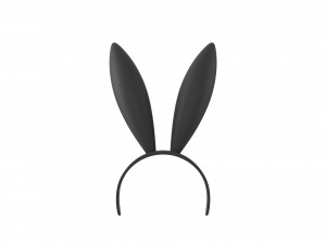 bunny headband Modello 3D