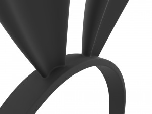 bunny headband Modello 3D