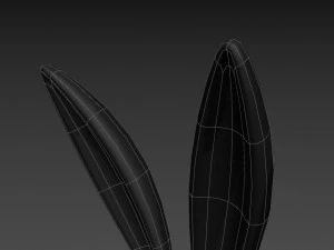 opaska na głowę w kształcie kr&oacute;liczka Model 3D