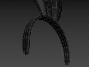 bunny headband Modello 3D