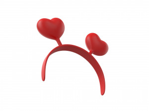 heart headband 3D Модель