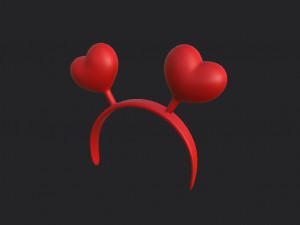 heart headband 3D Модель