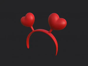 faixa de cora&ccedil;&atilde;o Modelo 3D