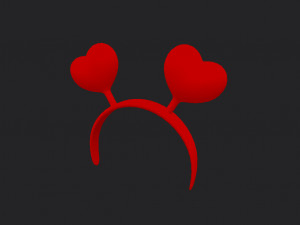 heart headband 3D Модель