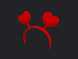 faixa de cora&ccedil;&atilde;o Modelo 3D