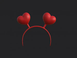 faixa de cora&ccedil;&atilde;o Modelo 3D