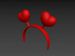 faixa de cora&ccedil;&atilde;o Modelo 3D