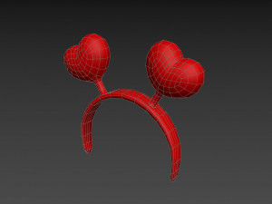 heart headband 3D Модель