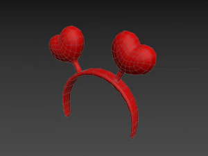 faixa de cora&ccedil;&atilde;o Modelo 3D