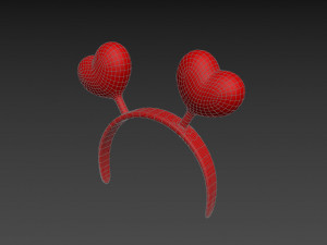 heart headband 3D Модель