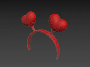 faixa de cora&ccedil;&atilde;o Modelo 3D