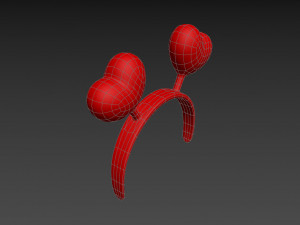 heart headband 3D Модель