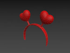 faixa de cora&ccedil;&atilde;o Modelo 3D