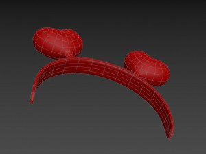 heart headband 3D Модель
