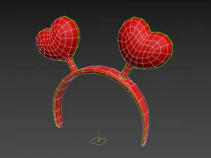 faixa de cora&ccedil;&atilde;o Modelo 3D