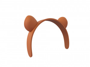 bear headband 3D-Modell