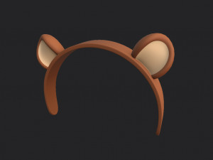 bear headband 3D-Modell