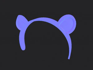 ayı kafa bandı 3D Model