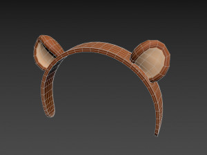 bear headband 3D-Modell