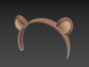 ayı kafa bandı 3D Model