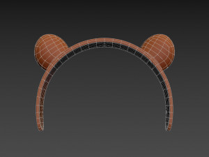 bear headband 3D-Modell