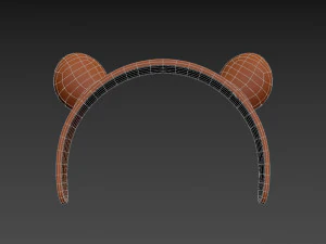 ayı kafa bandı 3D Model