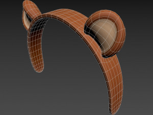 bear headband 3D-Modell