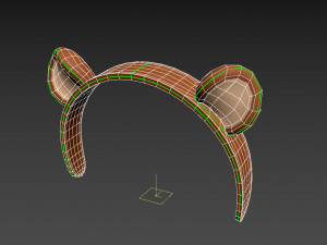 bear headband 3D-Modell