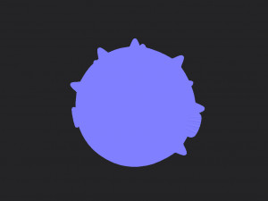 puffer fish 3D Model
