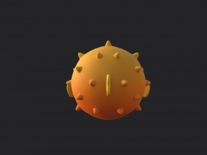 puffer fish 3D Model
