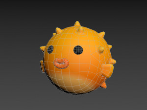 puffer fish 3D Model
