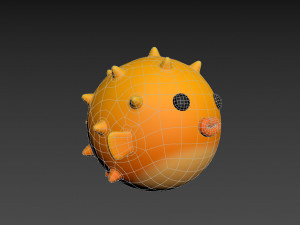 puffer fish 3D Model