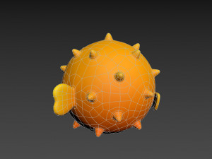 puffer fish 3D Model