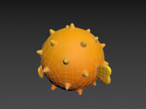 puffer fish 3D Model