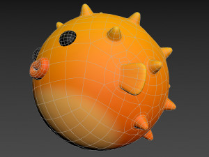 puffer fish 3D Model