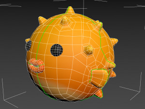 puffer fish 3D Model