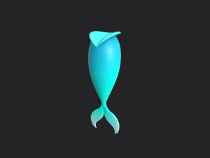 mermaid tail 3D Model