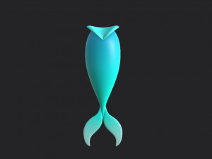 mermaid tail Modelo 3D