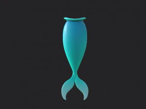 mermaid tail 3D Model