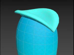 mermaid tail 3D Model