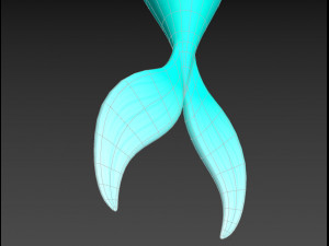 mermaid tail Modelo 3D