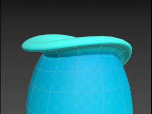 mermaid tail 3D Model