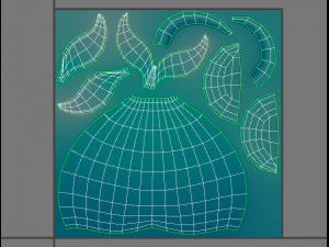 mermaid tail 3D Model
