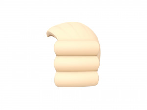 judge wig 3Dモデル