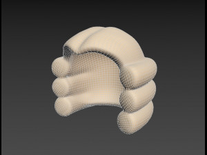 judge wig 3Dモデル