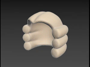 judge wig 3D Model