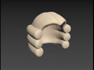 judge wig 3D Model