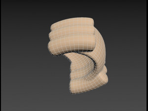 judge wig 3Dモデル
