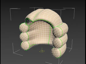 judge wig 3D Model