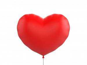 heart balloon 3Dモデル